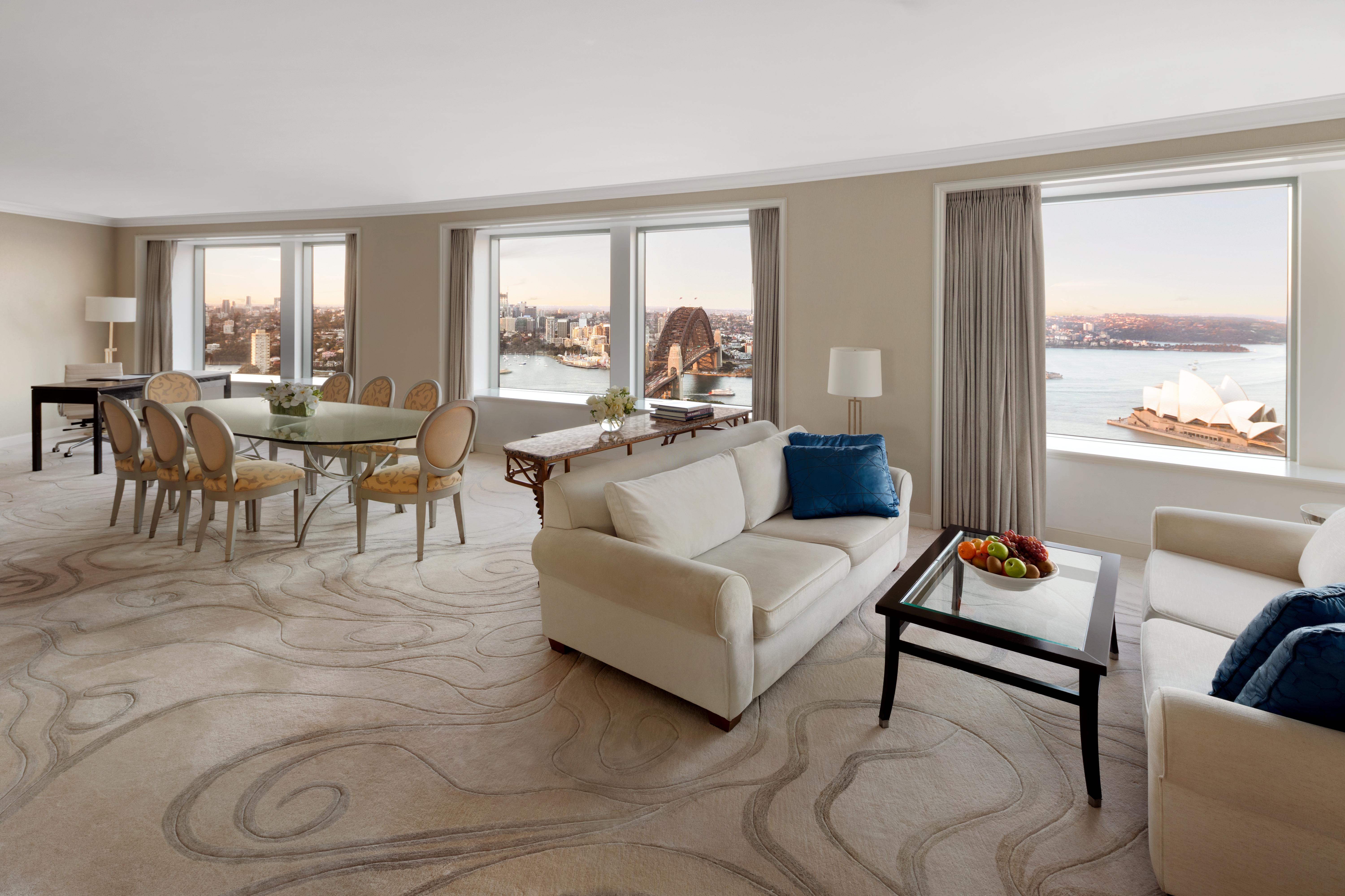 Shangri-La Σίδνεϊ Εξωτερικό φωτογραφία A view of Sydney Harbour Bridge from a suite at Sydney Opera House